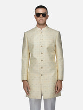 Cream Flora sherwani